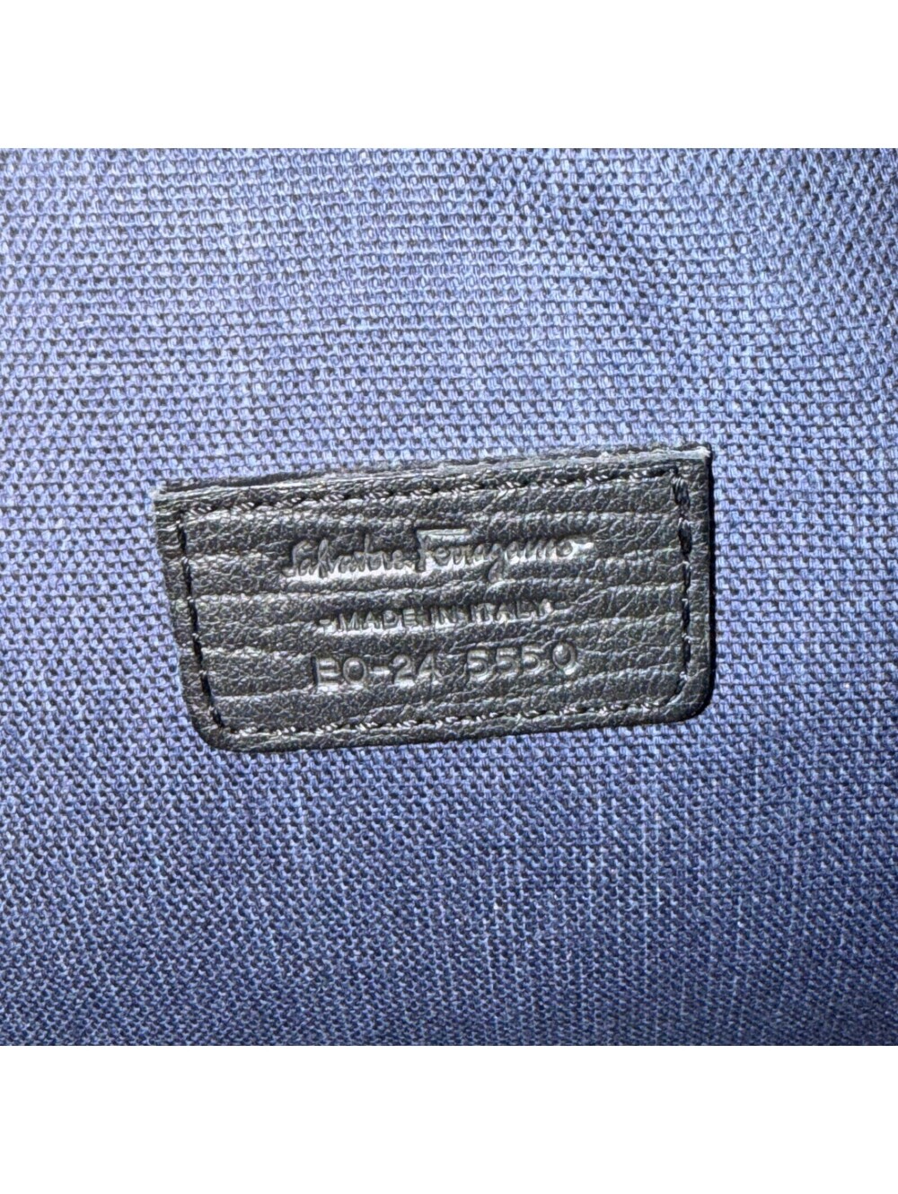 Y2k Salvatore Ferragamo Gancini Canvas/Leather Messenger Bag - Picture 8 of 9